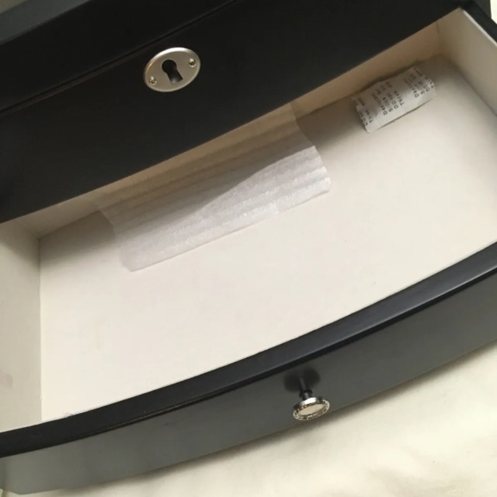 Mercuries Asia LTD Sears Java Finish Jewelry Chest With Nine Sections Open Box - Picture 7 of 8